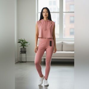 #573 - 3 Piece Pink Women's Activewear Set